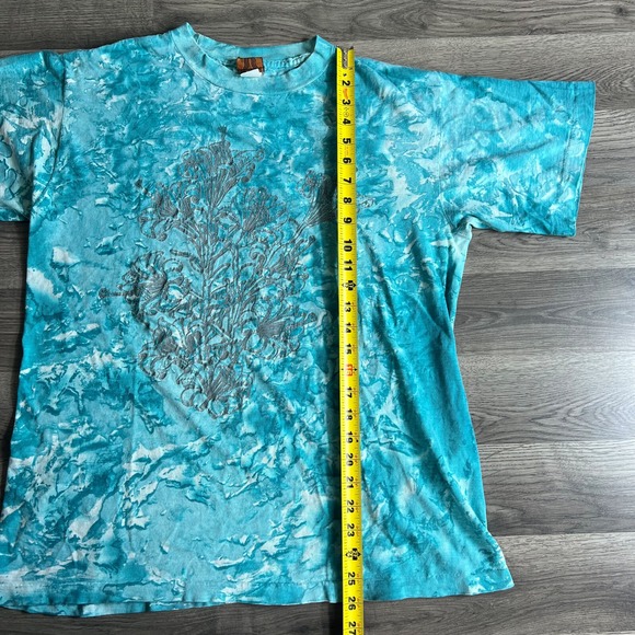 VTG Floral T Shirt Fits Medium Thrashed Single Stitch Distressed 90s Made in USA - Picture 10 of 10